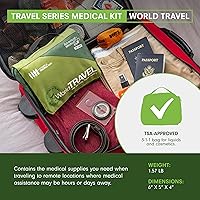 Vista 3 de Adventure Kits médicos Kit de suministros médicos de primeros auxilios para viajes mundiales