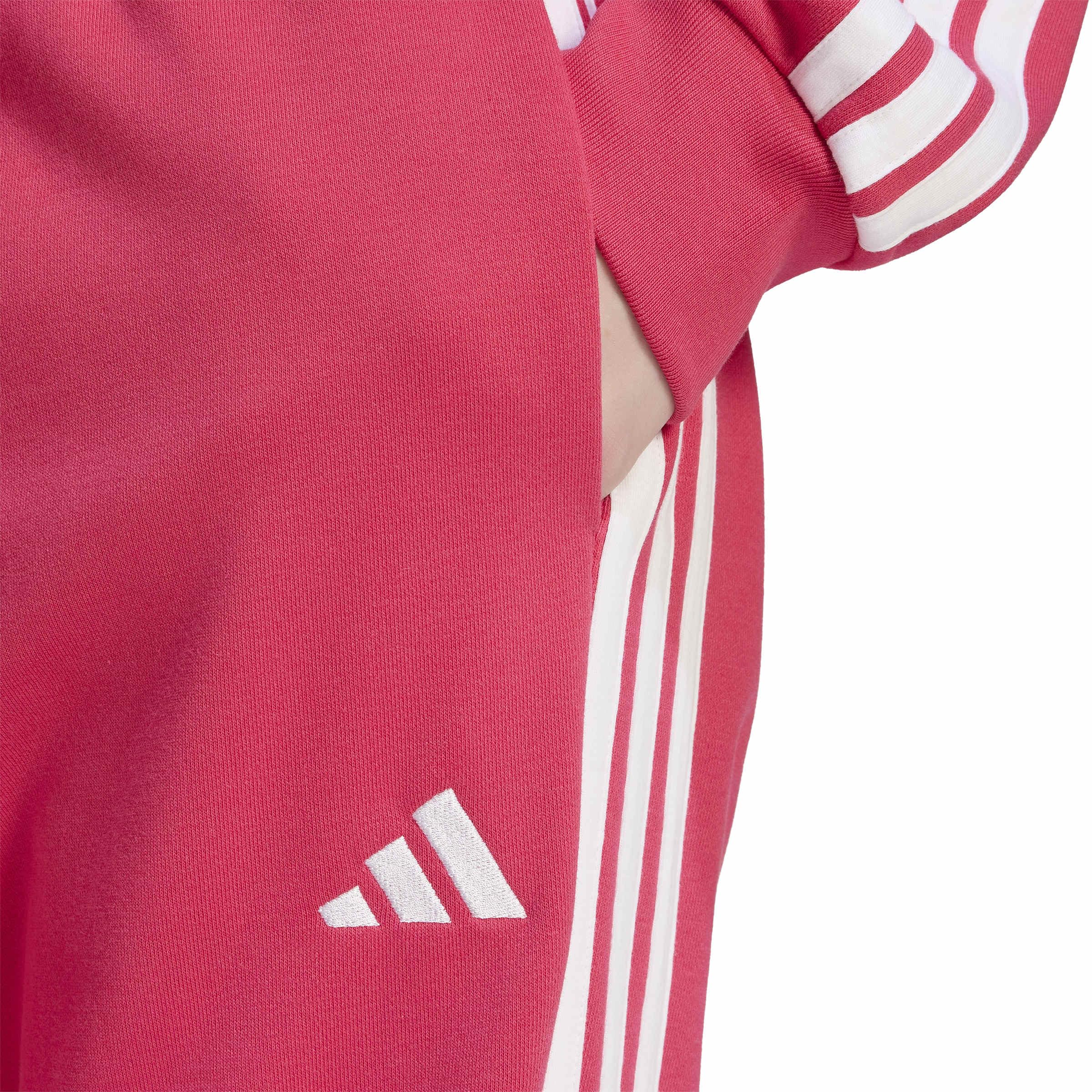 adidas Essentials 3-stripes French Terry Cuffed Pants - Spodnie golfowe Kobiety