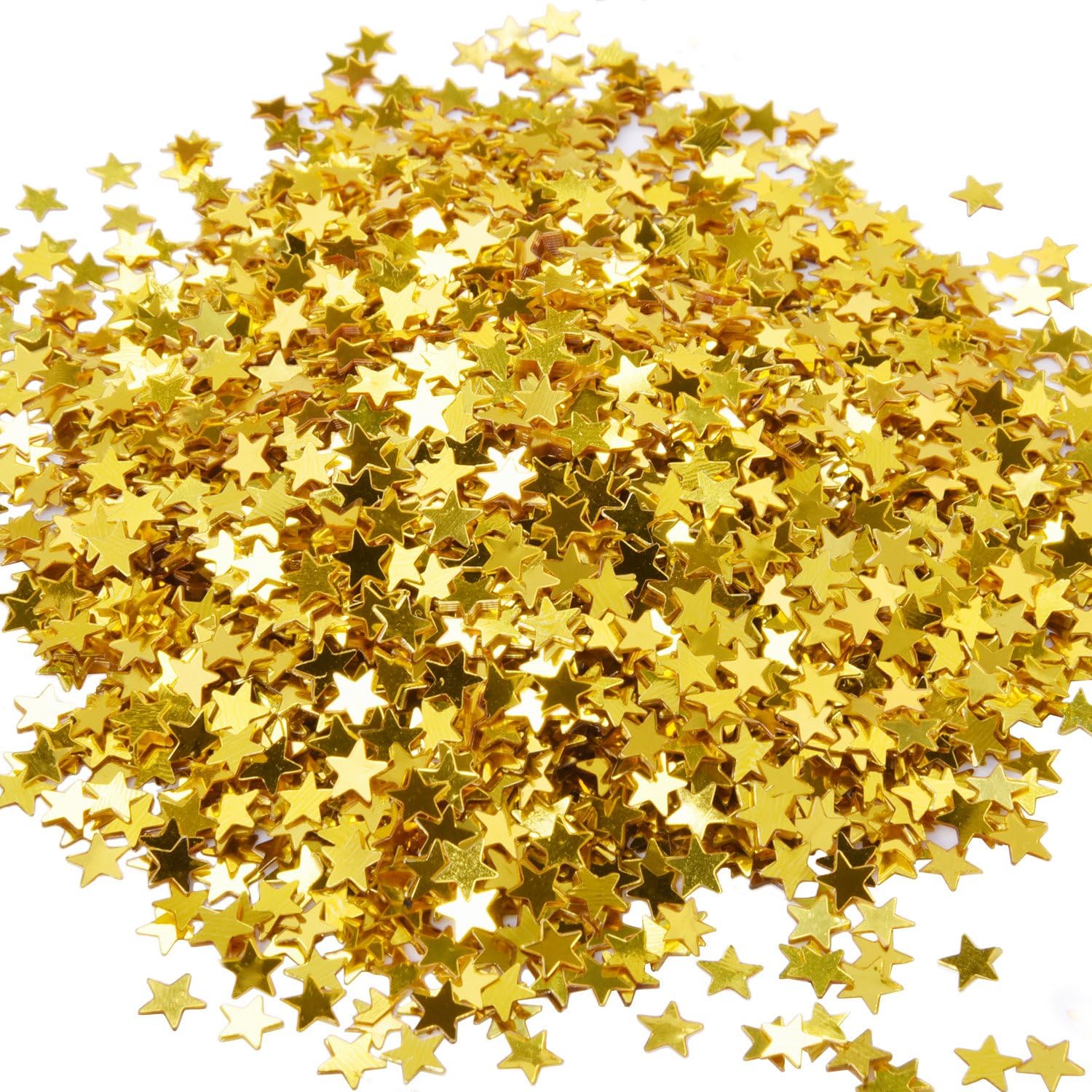 Eboot Gold Star Confetti Table Glitter Confetti Metallic Foil Stars Sequin for Grad 2026 Party Wedding Decorations, 30 Grams/ 1 Ounce