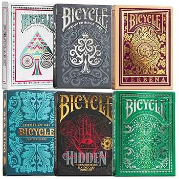 Straight Poker Supplies Bicycle Playing Cards 6 Deck