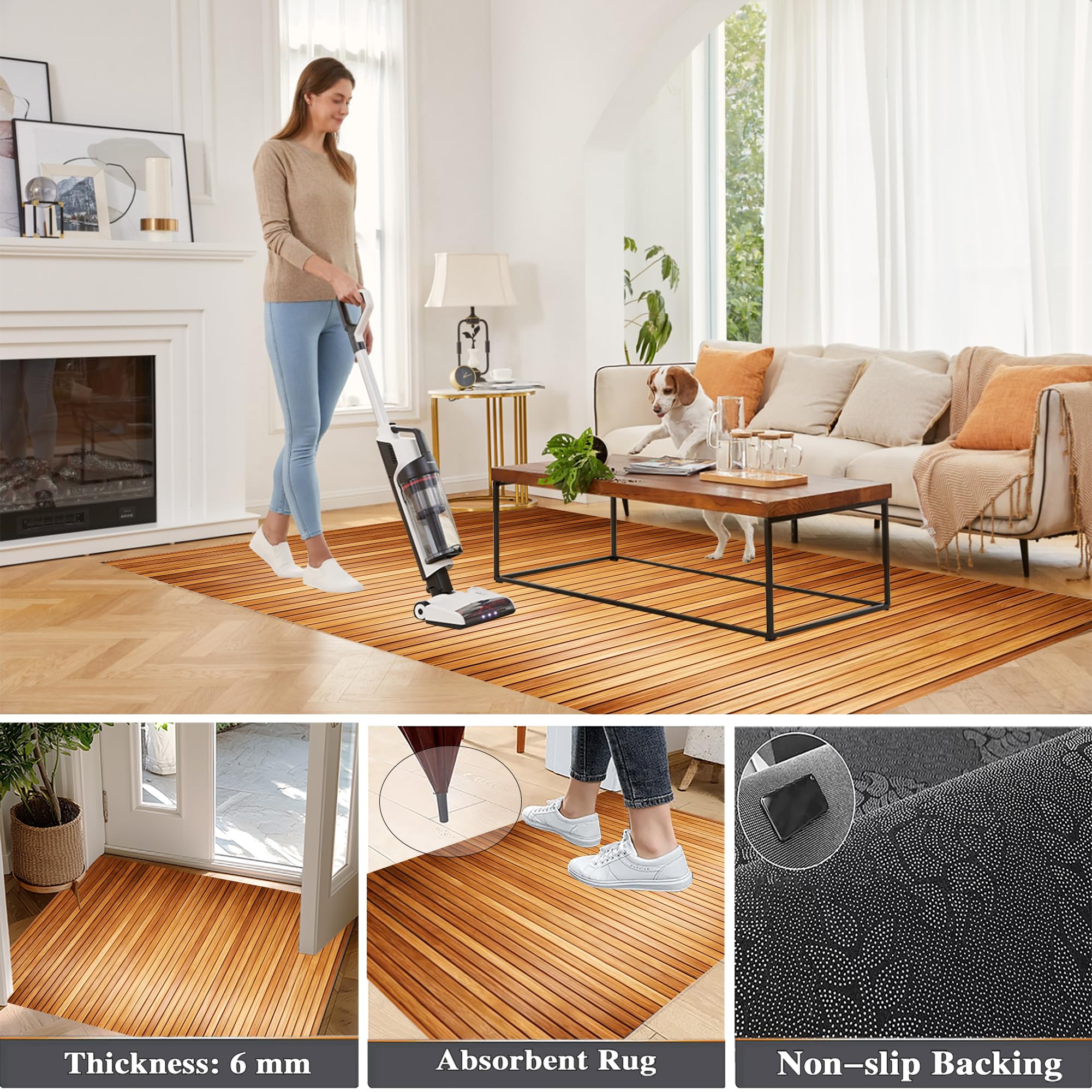 Dywan do przedpokoju antypoślizgowy zmywalny dywan kuchnia chłonny dywan długi korytarz 120 x 500 cm dywan wejście do salonu dywaniki do pokoju wejściowego wycieraczka do kuchni sypialni