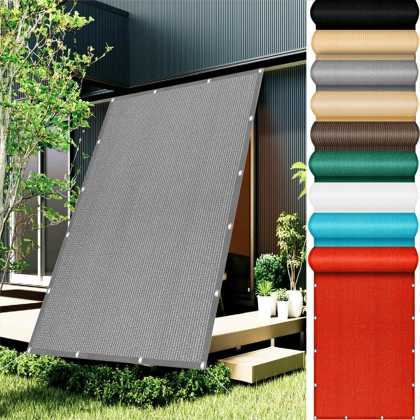 Amazon.co.jp: ベランダ 目隠し バルコニー シェード 40 x 350 cm