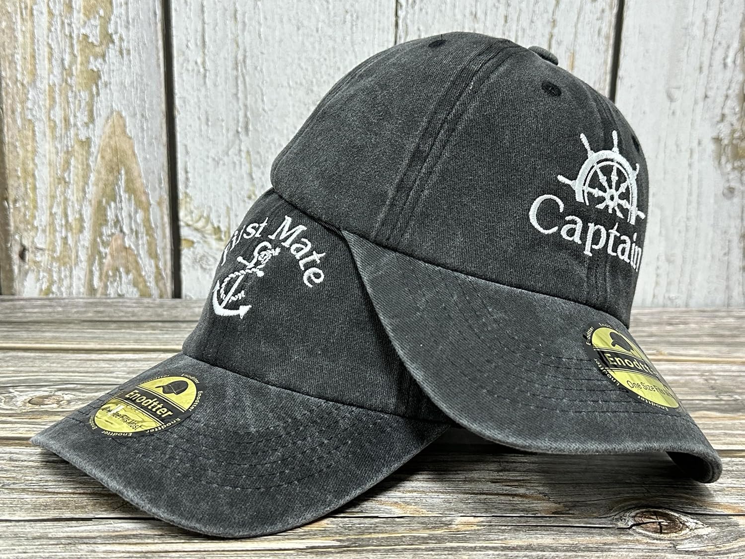 Embroidered Captain & First Mate Hats - Image 2
