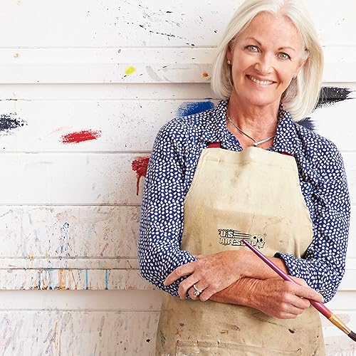 Miniatura 6 de U.S. Art Supply Delantal de artista ajustable de lona grande - Tamaño 27" x 21"