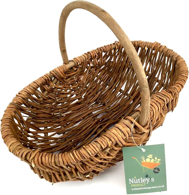 Nutley's Small Rustic Willow Vegetable Trug Basket