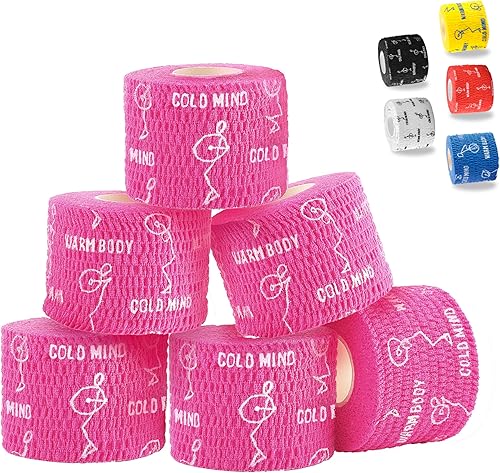 Miniatura 1 de WARM BODY COLD MIND 2" Premium Lifting Thumb Tape for Weightlifting - Hook Grip for Powerlifting, StrengthCross Training, Deadlift, Weight Lifting,