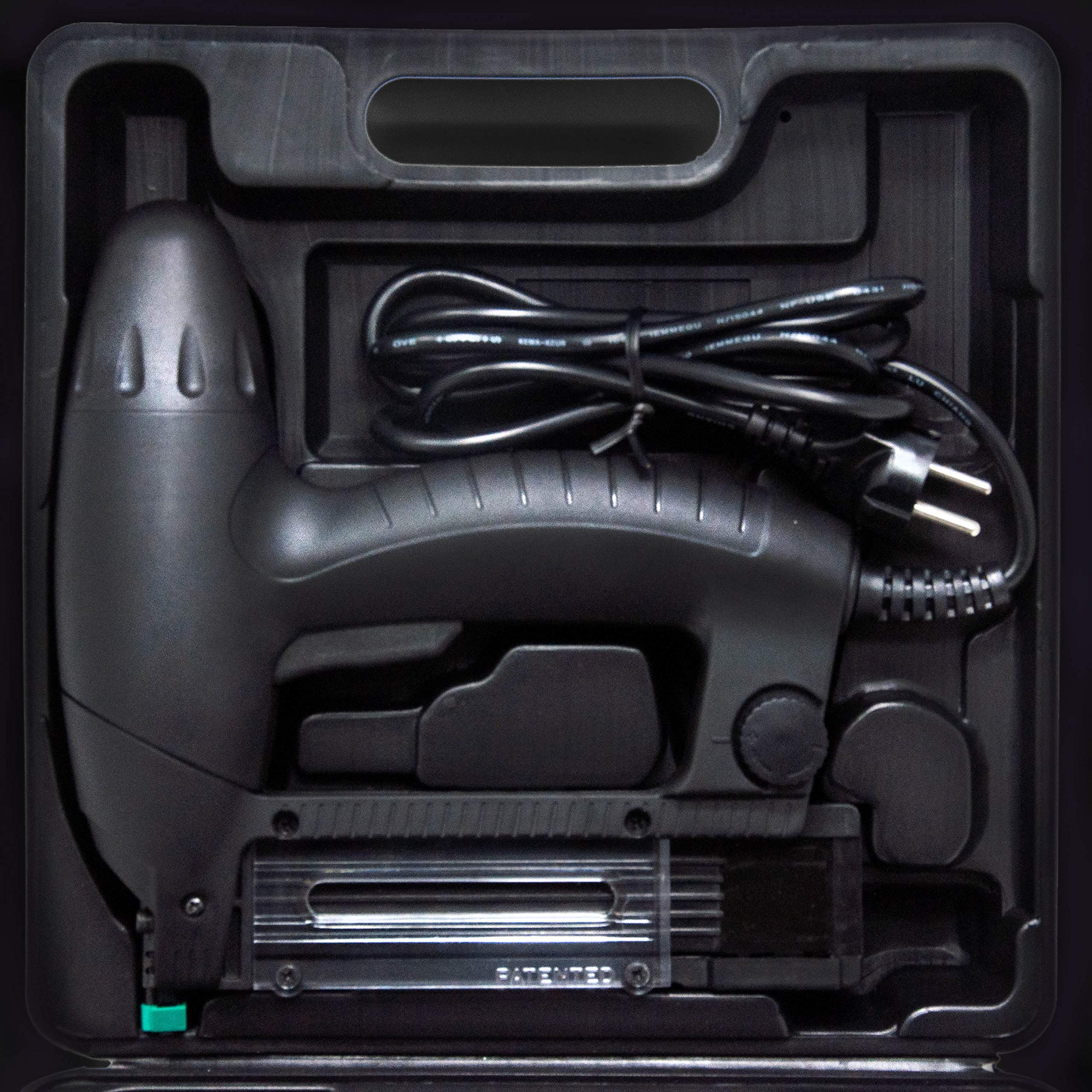 REGUR EB 32 - Grapadora eléctrica para madera, listones, listones, paredes traseras, etc.