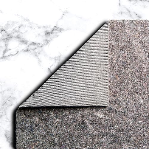 Miniatura 31 de Unique Loom Uni-Luxe - Almohadilla antideslizante de doble superficie, de fieltro y goma, 1/4 pulgadas de grosor (12 pies x 15 pies)