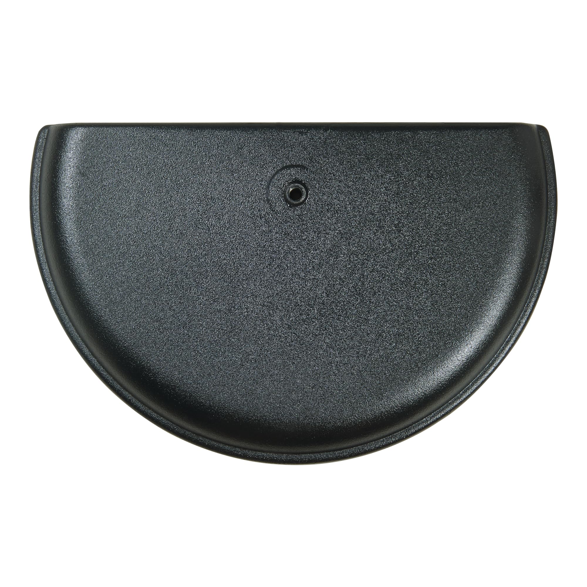 casa.pro stojak na parasole Bisenti stojak na parasol betonowy stojak na parasole Ø 33/37/41/48 mm 45 x 29 x 4,5 cm półokrągły wraz z adapterami czarny