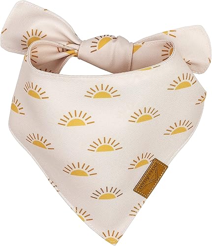 Miniatura 6 de Remy+Roo Bandanas para perros, paquete de 4 unidades, juego de kathrine, tela de poliéster duradera de alta calidad, forma única personalizada,