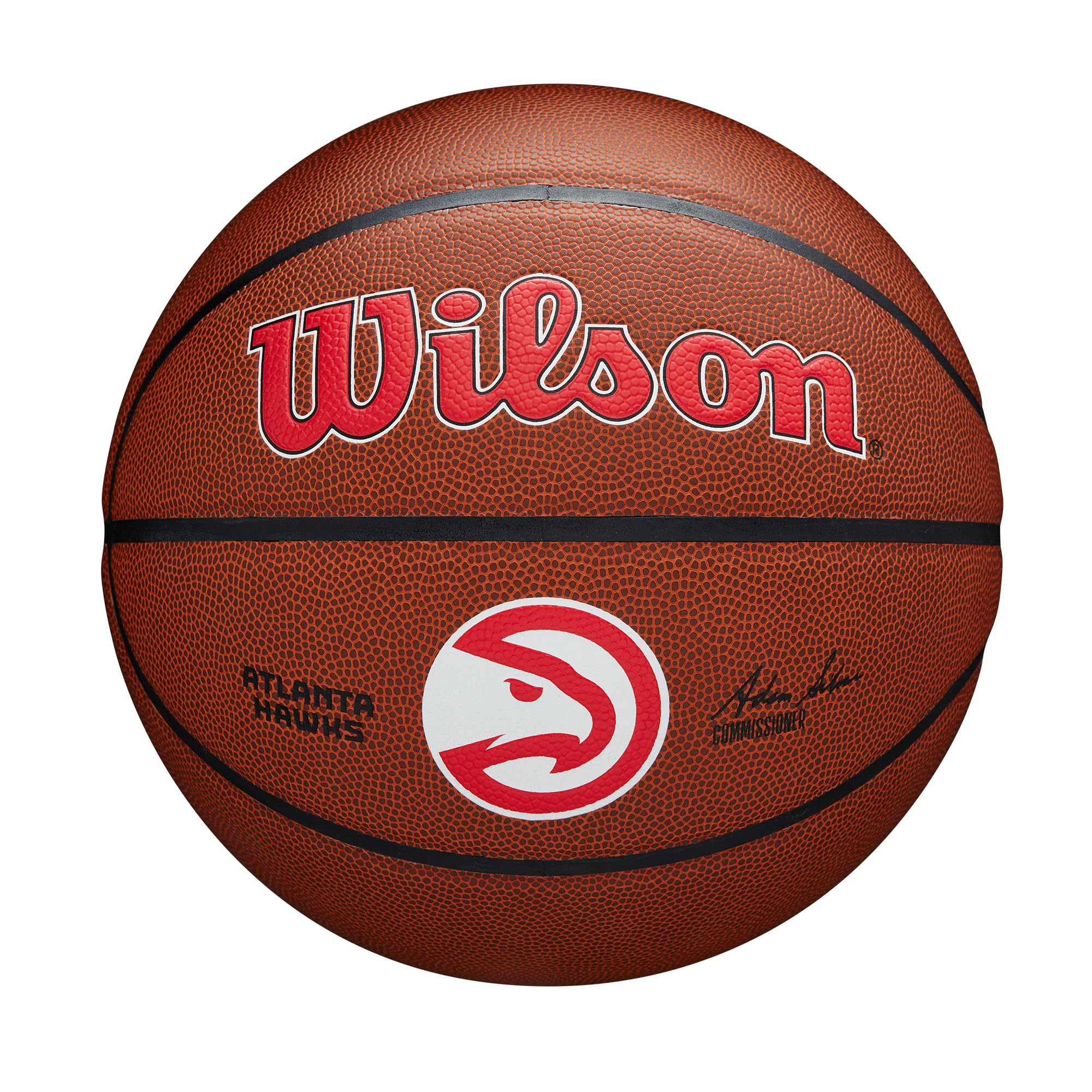WILSON NBA Team Alliance Basketball - Atlanta Hawks, Size 7-29.5"