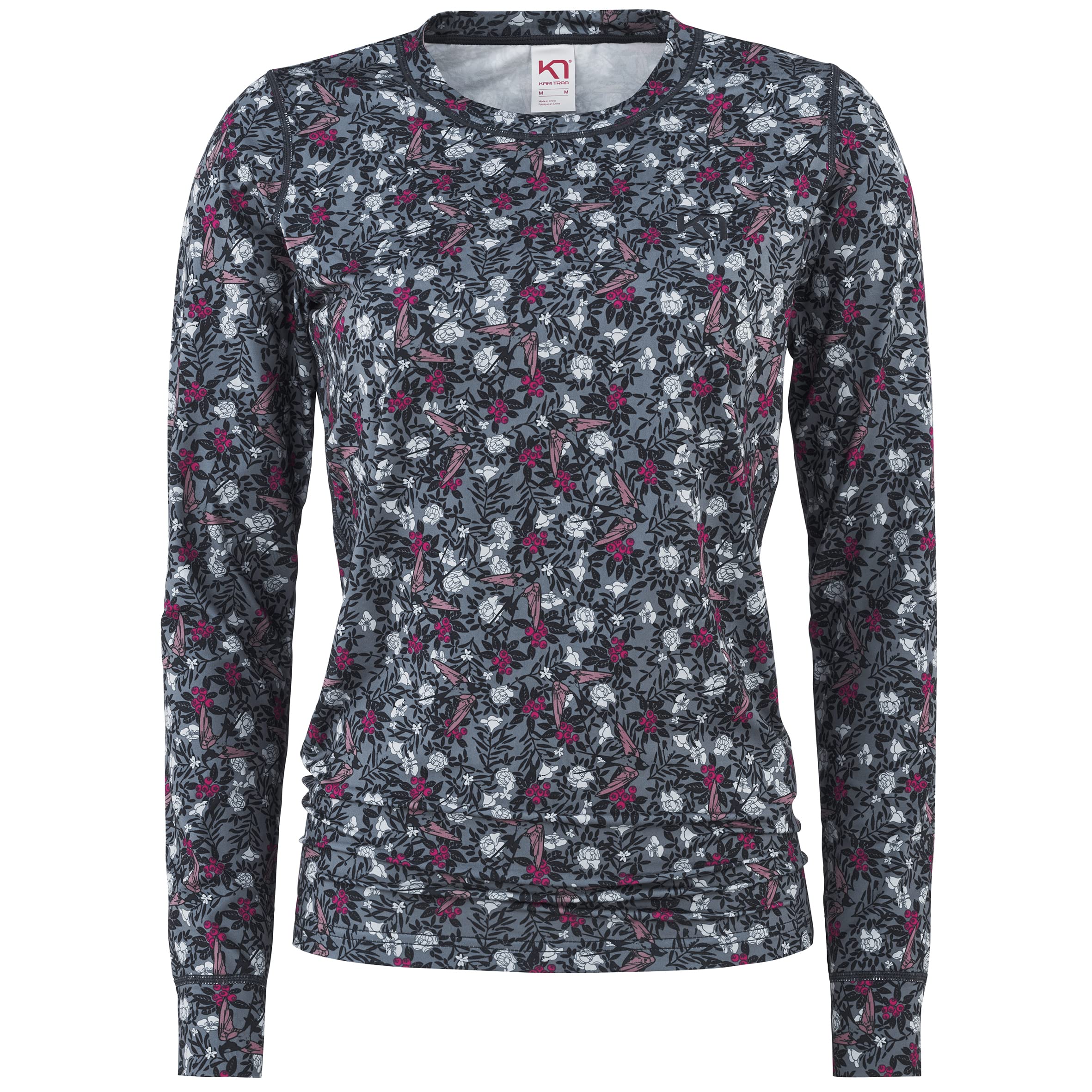 Kari Traa Damska koszulka termiczna Fryd Base Layer - koszulka termiczna z długim rękawem, R-Misty, XS