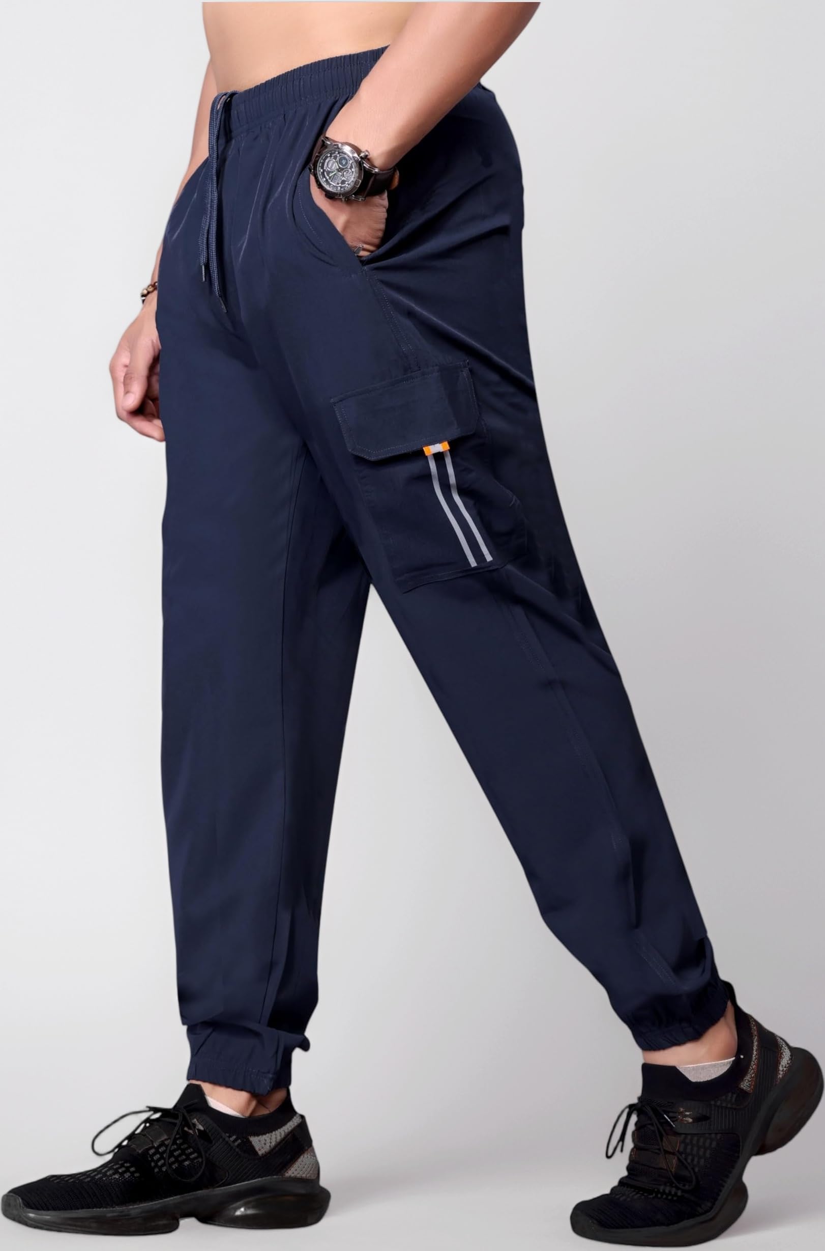 Track Pants for Man with Zipper Pocket || Track Pants for Man