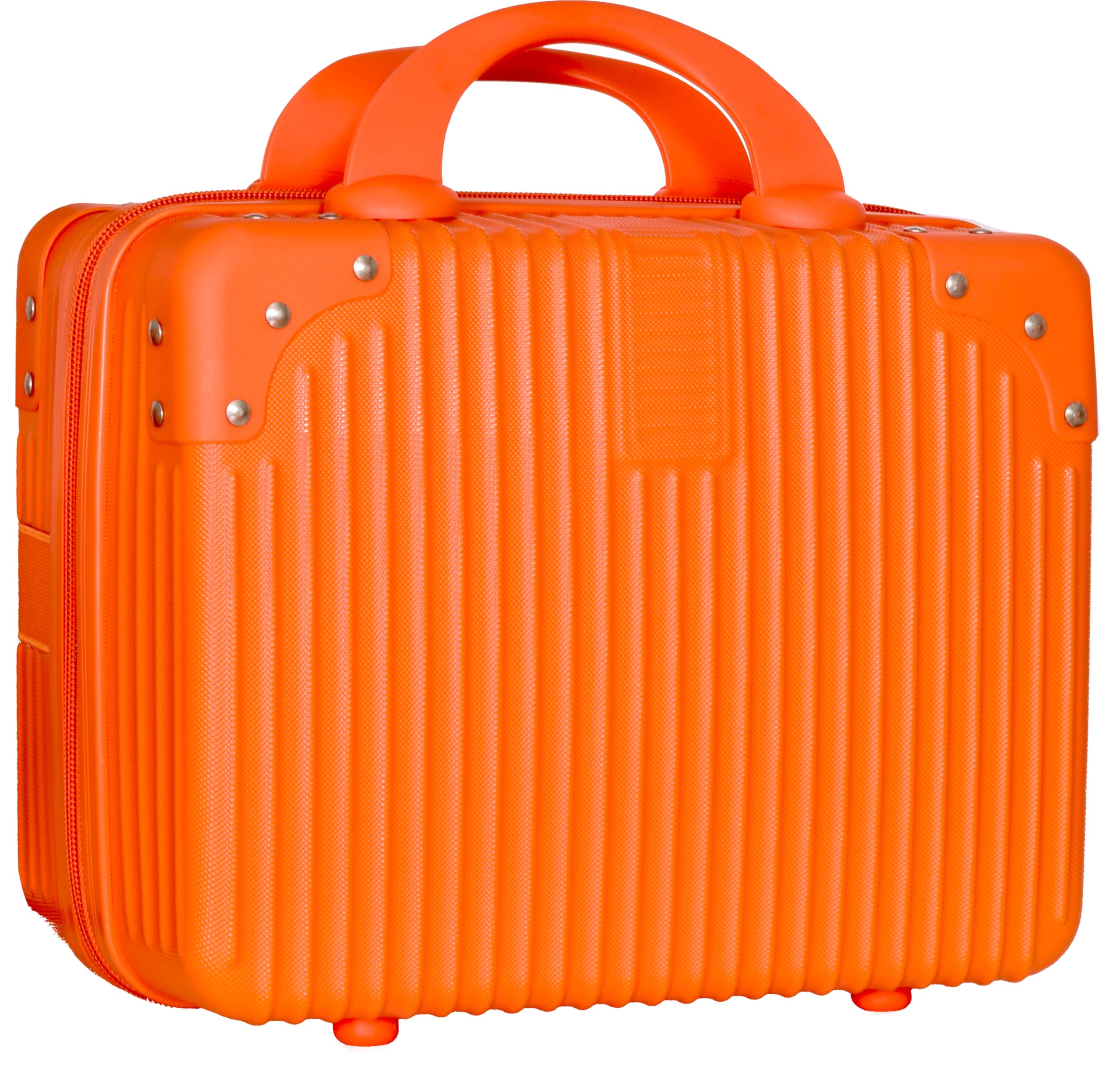 SE7EN VONDERS | Mini Suitcase for Makeup | ABS Carrying Makeup Suitcase | Portable Hard Shell Cosmetic Travel Case | Organizer Bag | Small Travel Hand Luggage with Elastic Band | (30L x 16W x 23H cm)-image-19