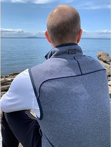 Miniatura 2 de Cutter & Buck Chaleco para hombre, azul, extra grande, Azul