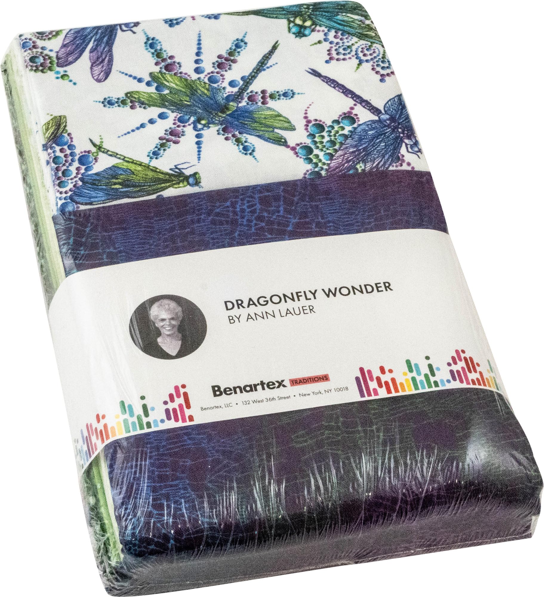 Ann Lauer Dragonfly Wonder 18 Fat Quarters Benartex