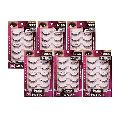 Miniatura 1 de Kiss I-ENVY Au Naturale - Paquete múltiple KPEM08 (6 unidades)