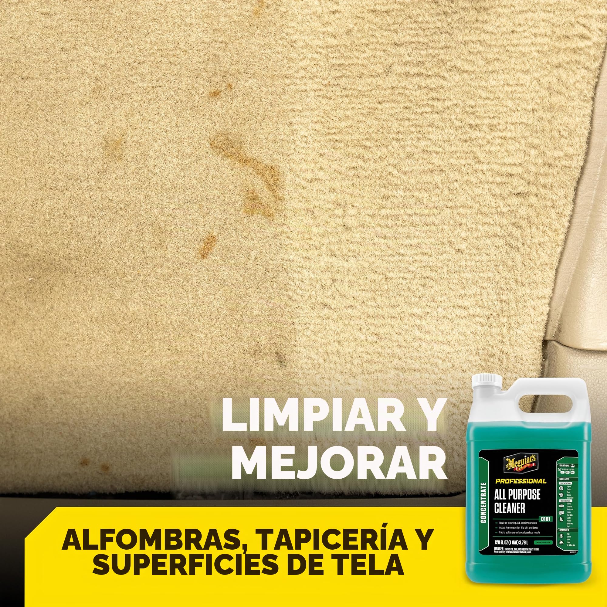 Meguiar's D10101 All Purpose Cleaner - Limpiador multiuso para coche 3,79 l.