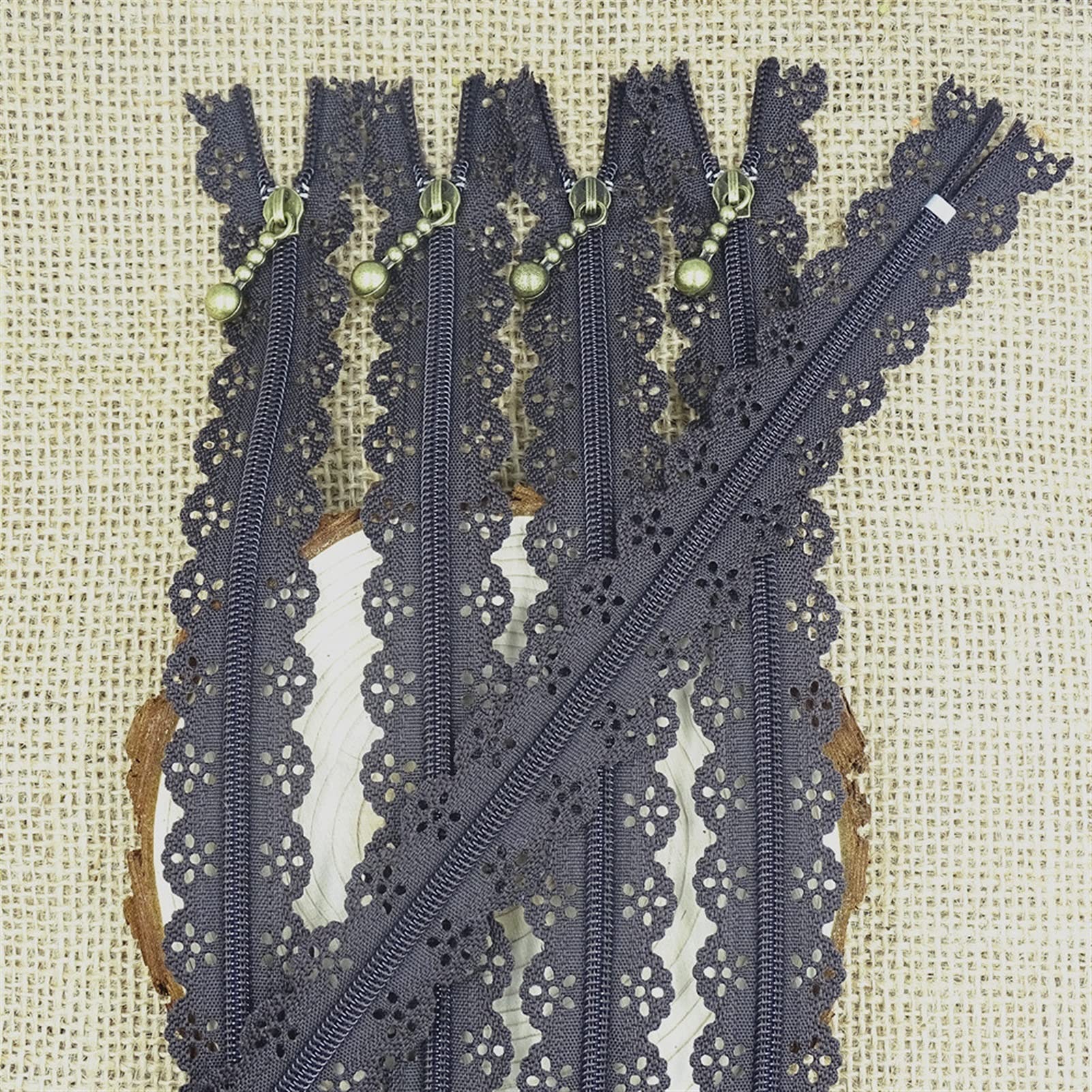 Zipper 20pcs 25-40 cm (8-20 Pollici) Pizzo Fai da Te Cerniera in