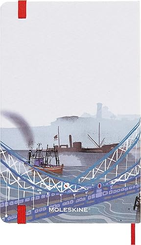 Miniatura 5 de Moleskine I Am London - Cuaderno duro con rayas grandes, color blanco