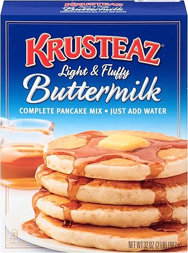 Krusteaz Buttermilk Pancake Mix Light & Fluffy Complete Buttermilk, 32 Ounce (Pa