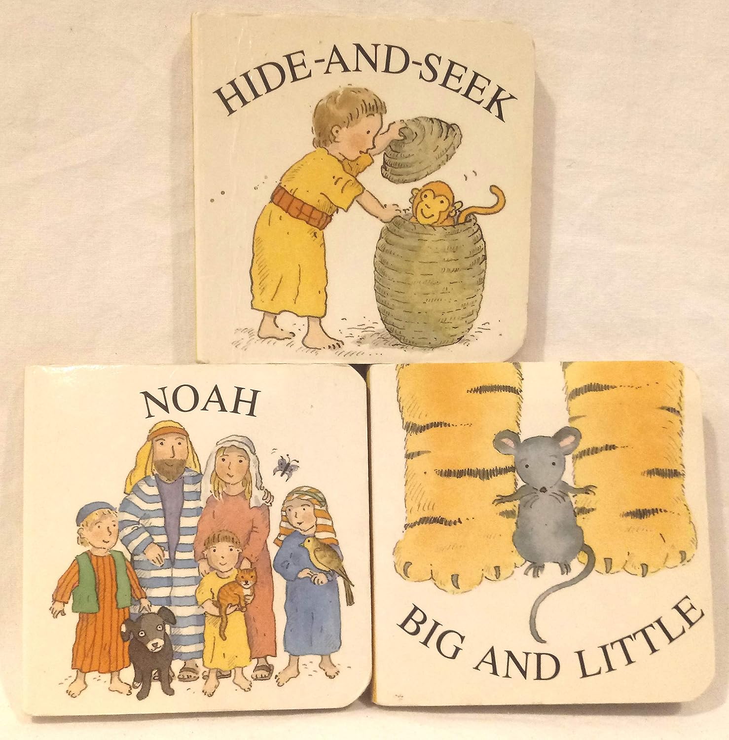 Set of 3 Religious Board Books for Children, Noah's Ark