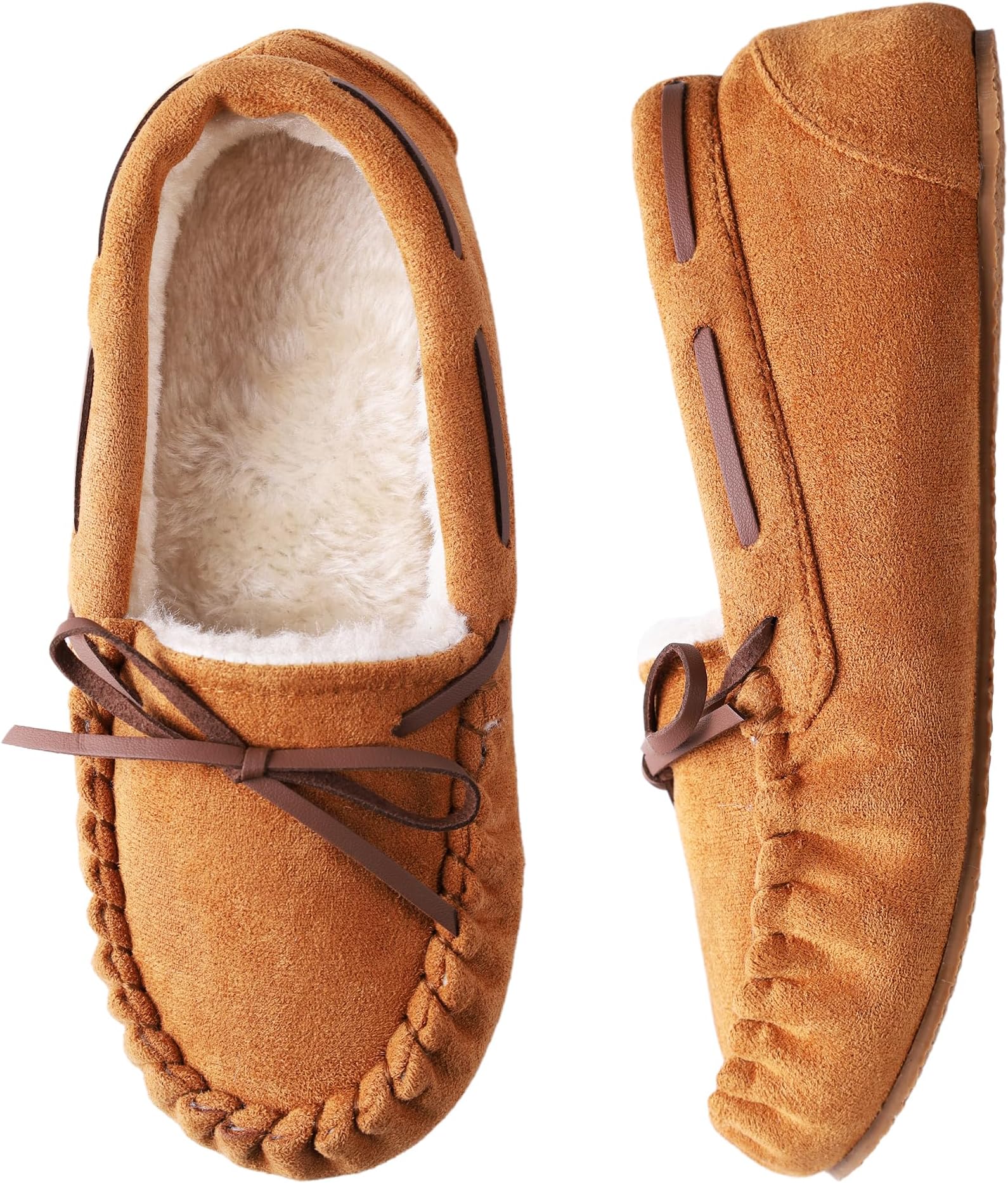 brown moccasins