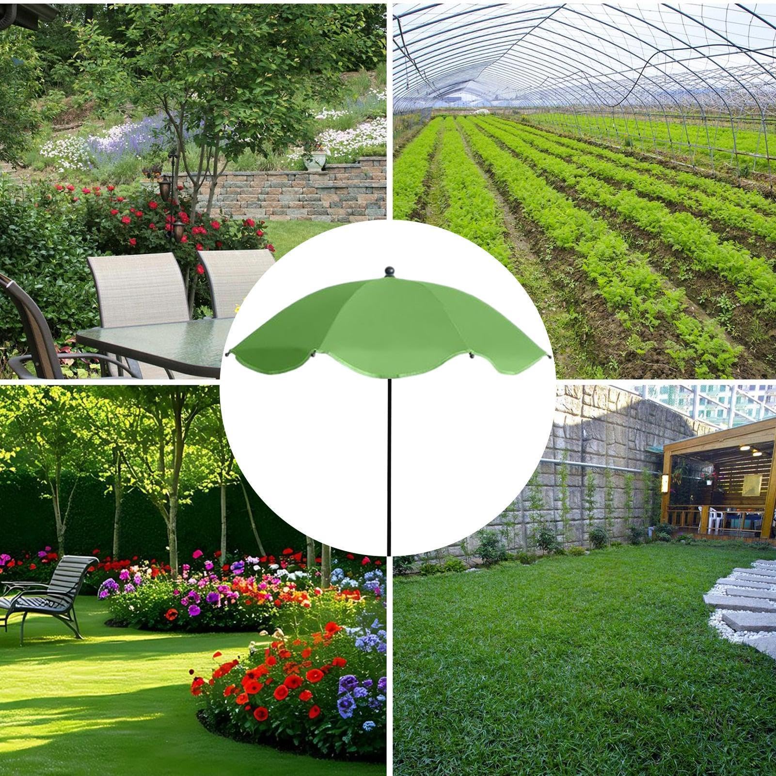 Estaca paraguas planta arenosas | Plantas para sombrilla sombra | Protección UV Plántulas Sombras Paragua Estacas | Paraguas protección solar para plantas aire libre ajustables accesorios para balcón