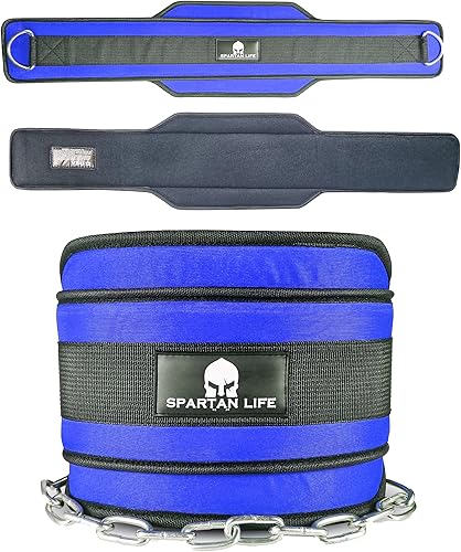 Miniatura 4 de Cinturón de inmersión para levantamiento de pesas, cinturón con peso con cadena para dominadas, cinturón de levantamiento de gimnasio para Negro