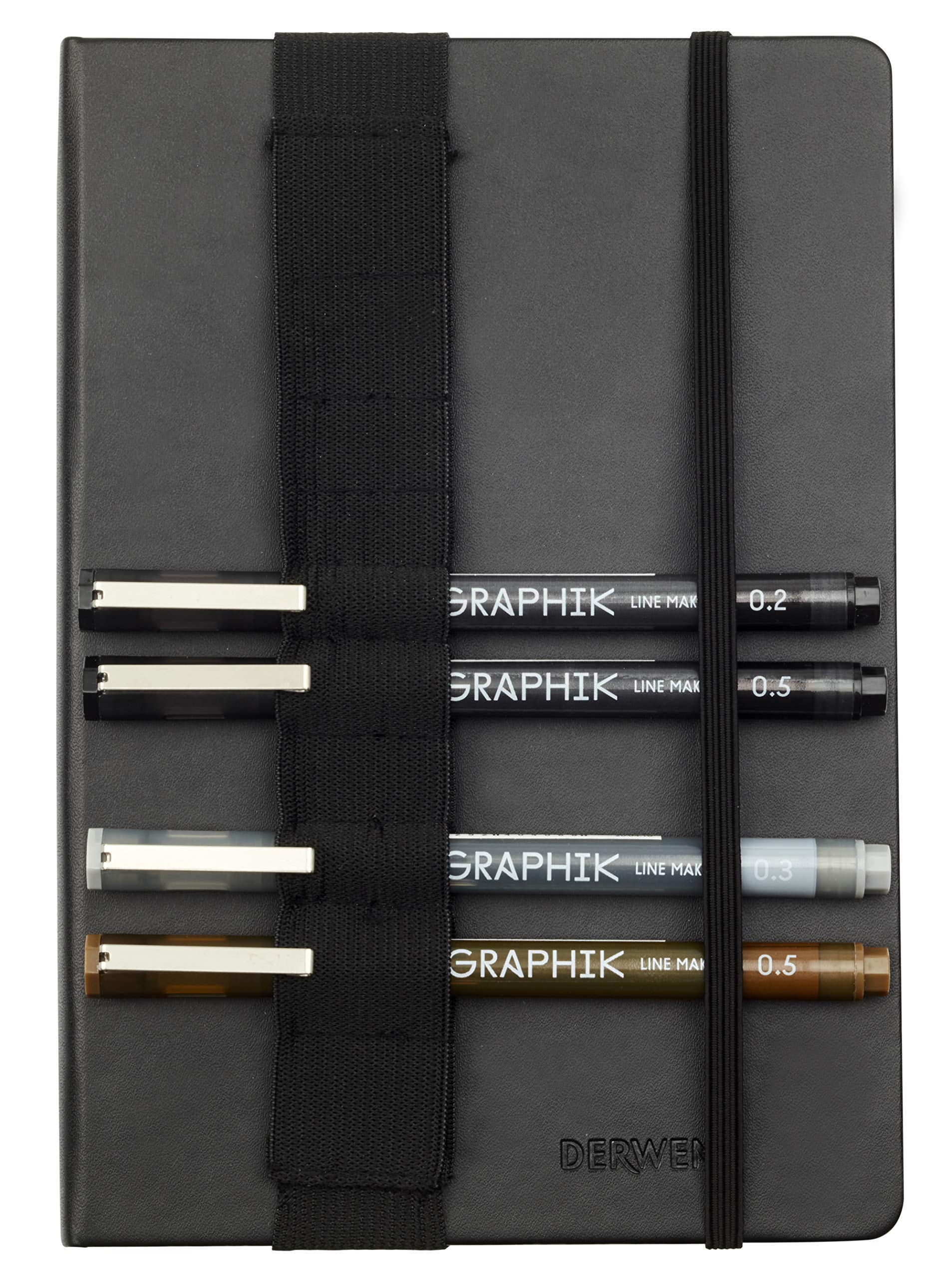 Derwent 2302734 - Set di quaderni per schizzi, formato A5