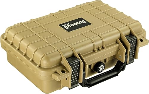 Miniatura 8 de Bushnell Funda rígida compacta impermeable de 11.6 pulgadas para binoculares, óptica, equipos, a prueba de golpes y listo para la TSA (bronceado)