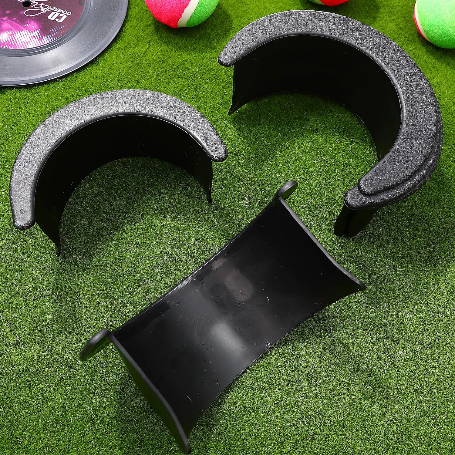 Garneck Pool Table Pocket Liners Set: 6pcs Billiard Pocket Replacement Frame Pool Table Accessories for Bar Recreational Plastic Black 4 Corner 2 Side Easy Installation