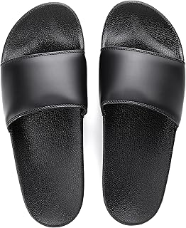 mens black sliders size 11