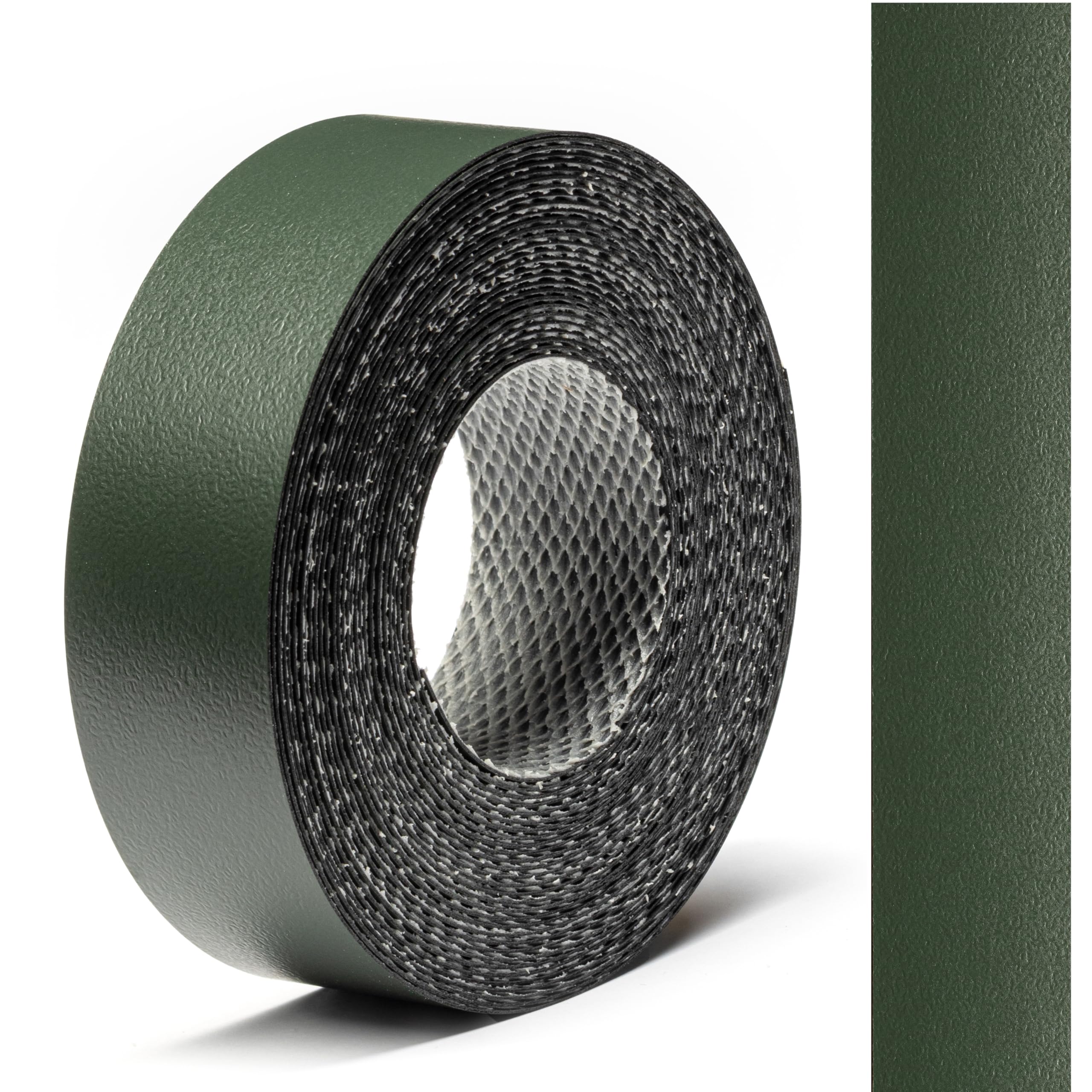 FOLDECOR Bottle Green Hotmelt Melamine Edge Banding Tape 21mm x 5m, Iron on Edge Trim Strip for Furniture, Cabinets, Shelves & Panels, Easy to Apply & Cut — image 1