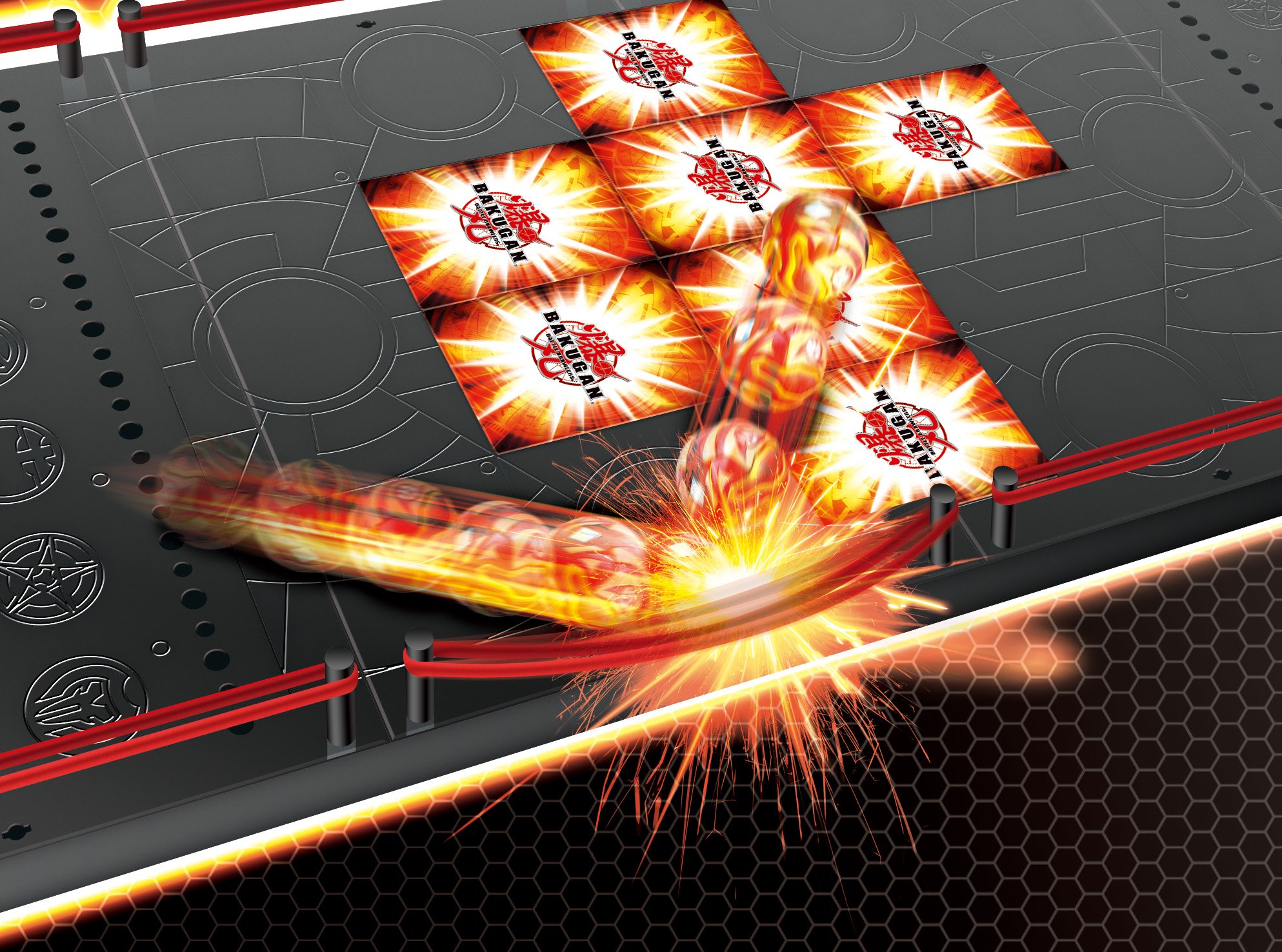 Amazon.co.jp: 爆丸 BOT-01b 爆丸バトルフィールドDXセット