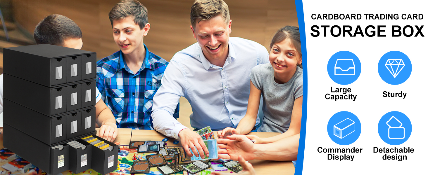 Amazon.com: 12000+ Trading Card Storage Box for Commander Display