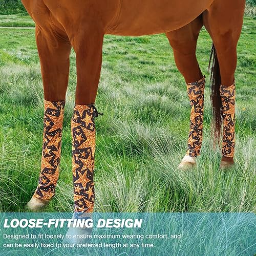 Vista 7 de Harrison Howard Juego de 4 calcetines de pierna de caballo de ajuste holgado, cómodos y fáciles de llevar