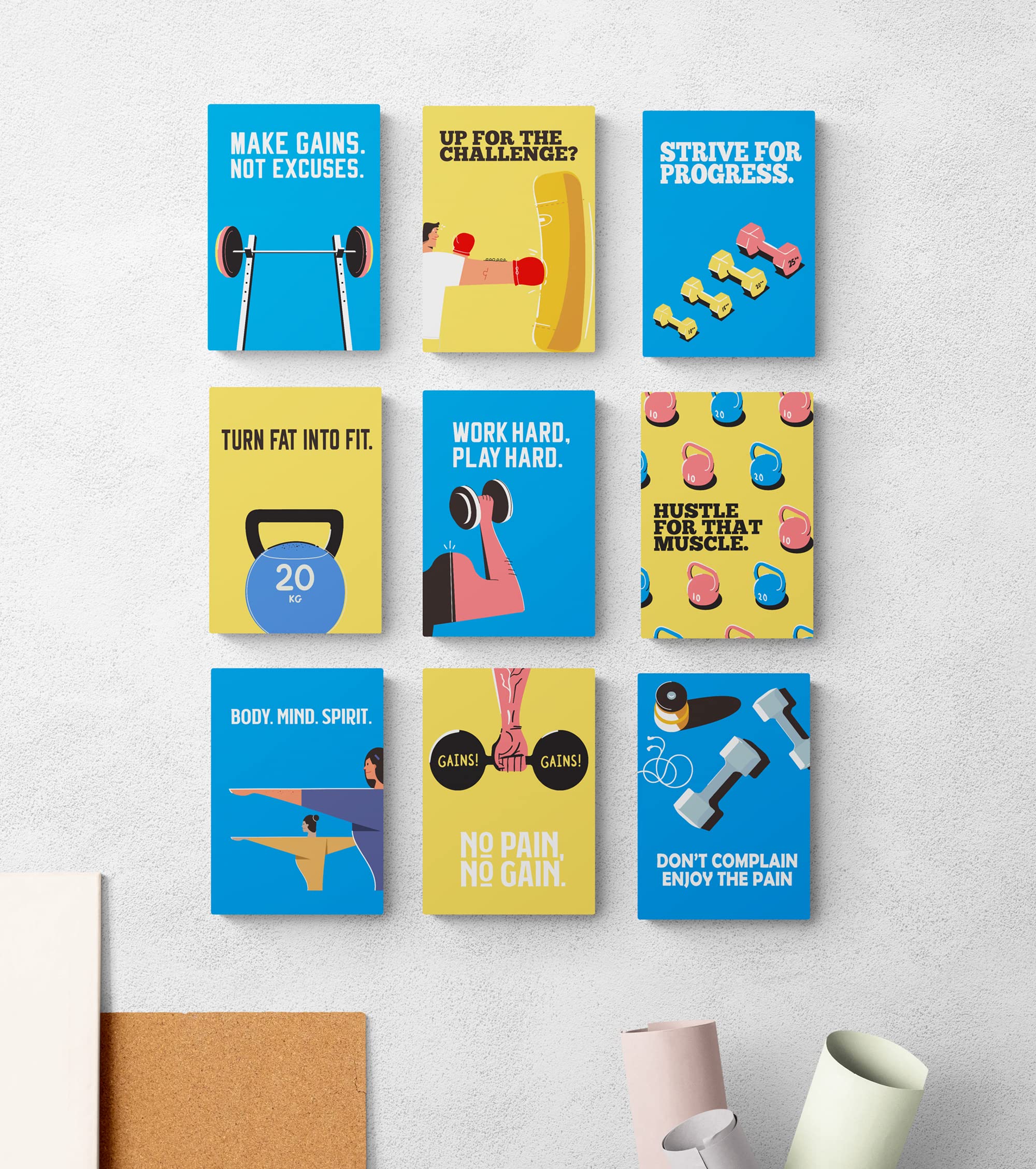 9 Poster Da Parete Olivia Samuel - Formato A4 - Carta Spessa 350 G/m² Lucida - Senza Cornice - Wall Art Per Camerette