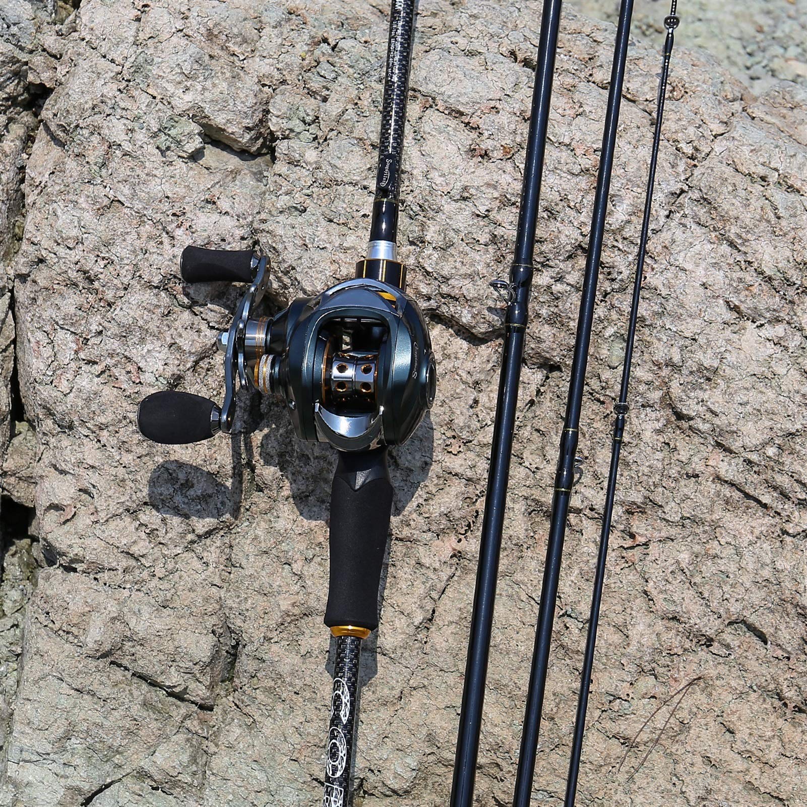 Canna da Pesca a Mosca 1.8m 2.1m 2.4m Casting Canne da Pesca con Fibra di Carbonio a 24 tonnellate in Fibra di Carbonio Ultimo Sedile per Bobine Serpentine