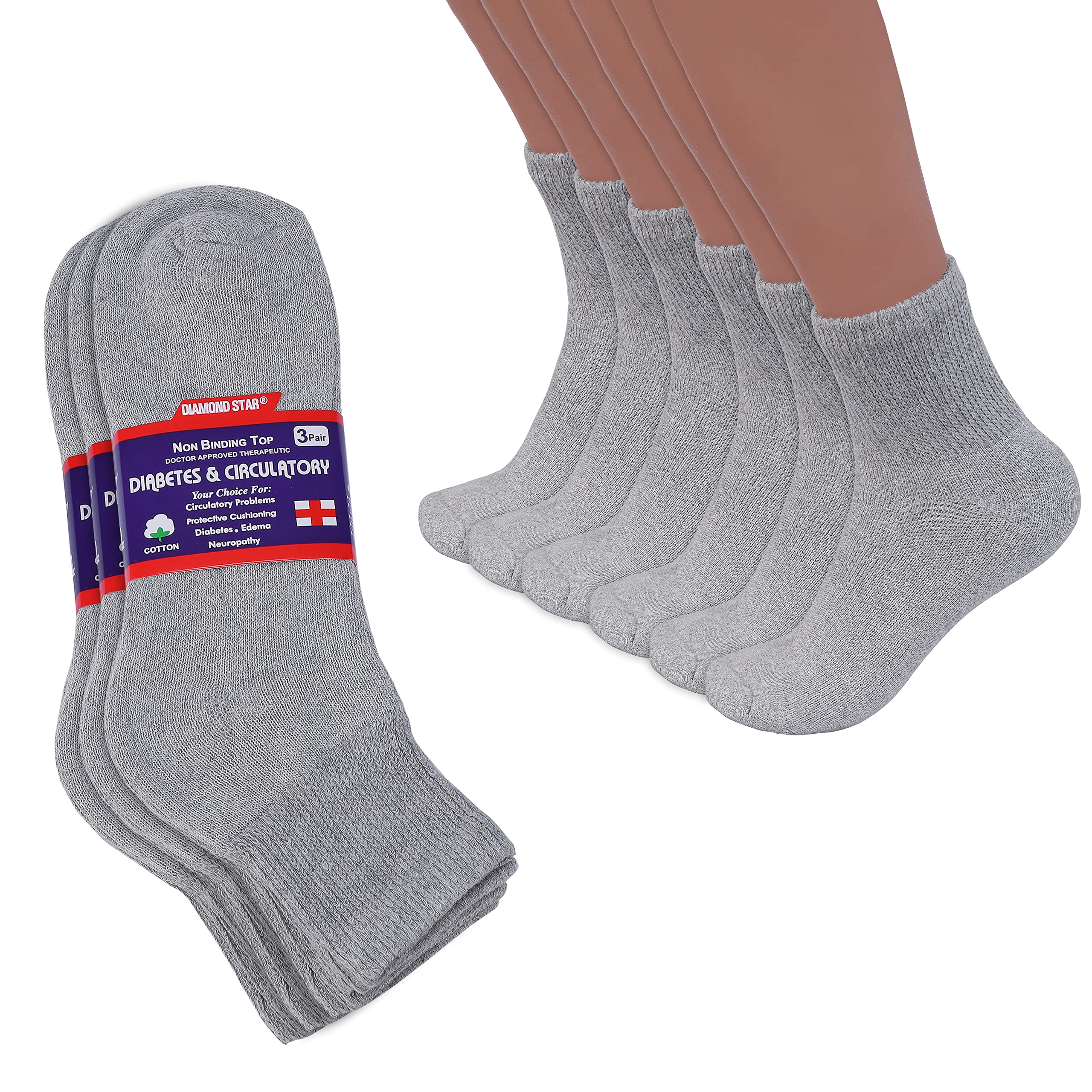 Diamond Star Diabetic Socks