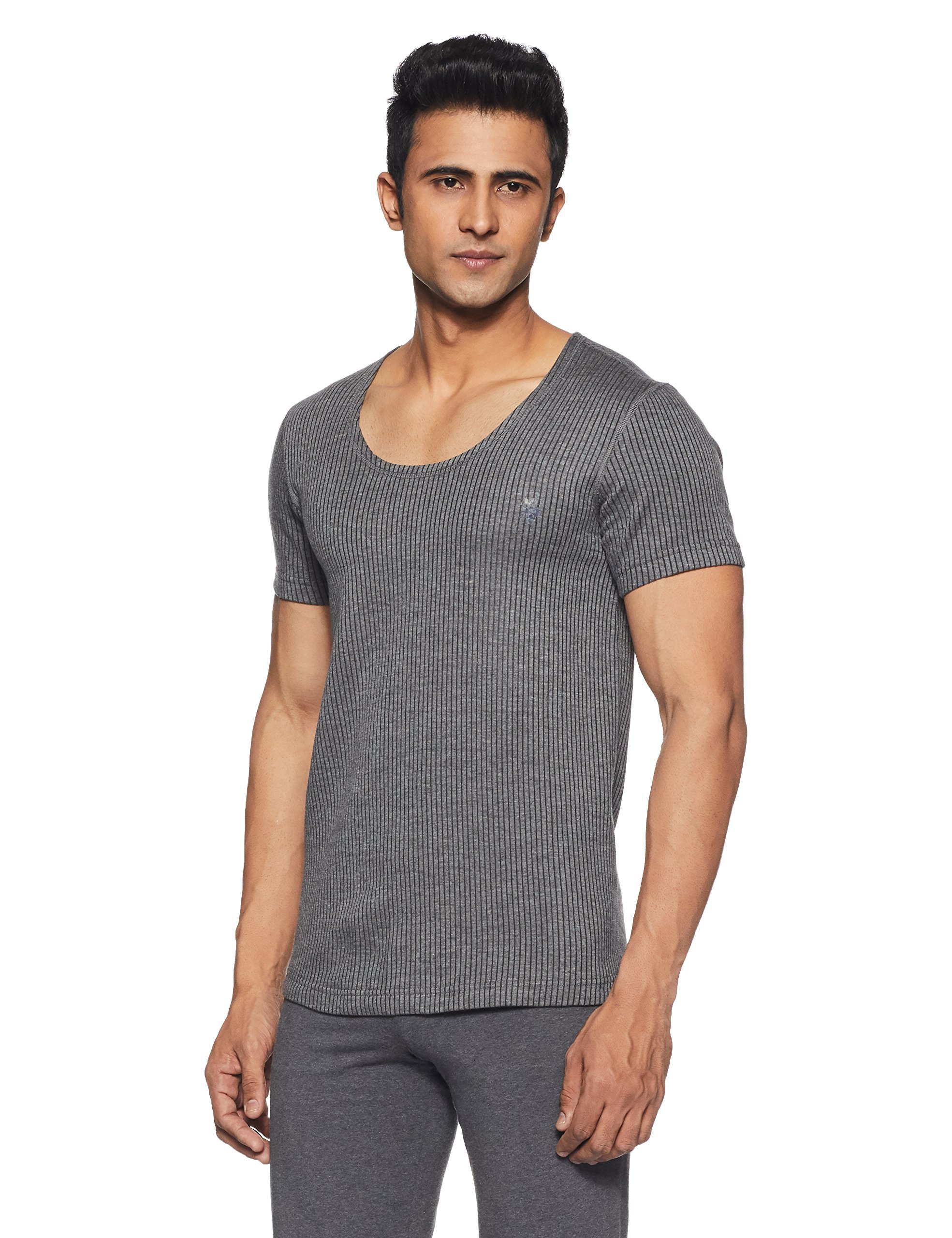 u.s. polo assn. Men's Plain Cotton Regular Fit Thermal Top-picture-24