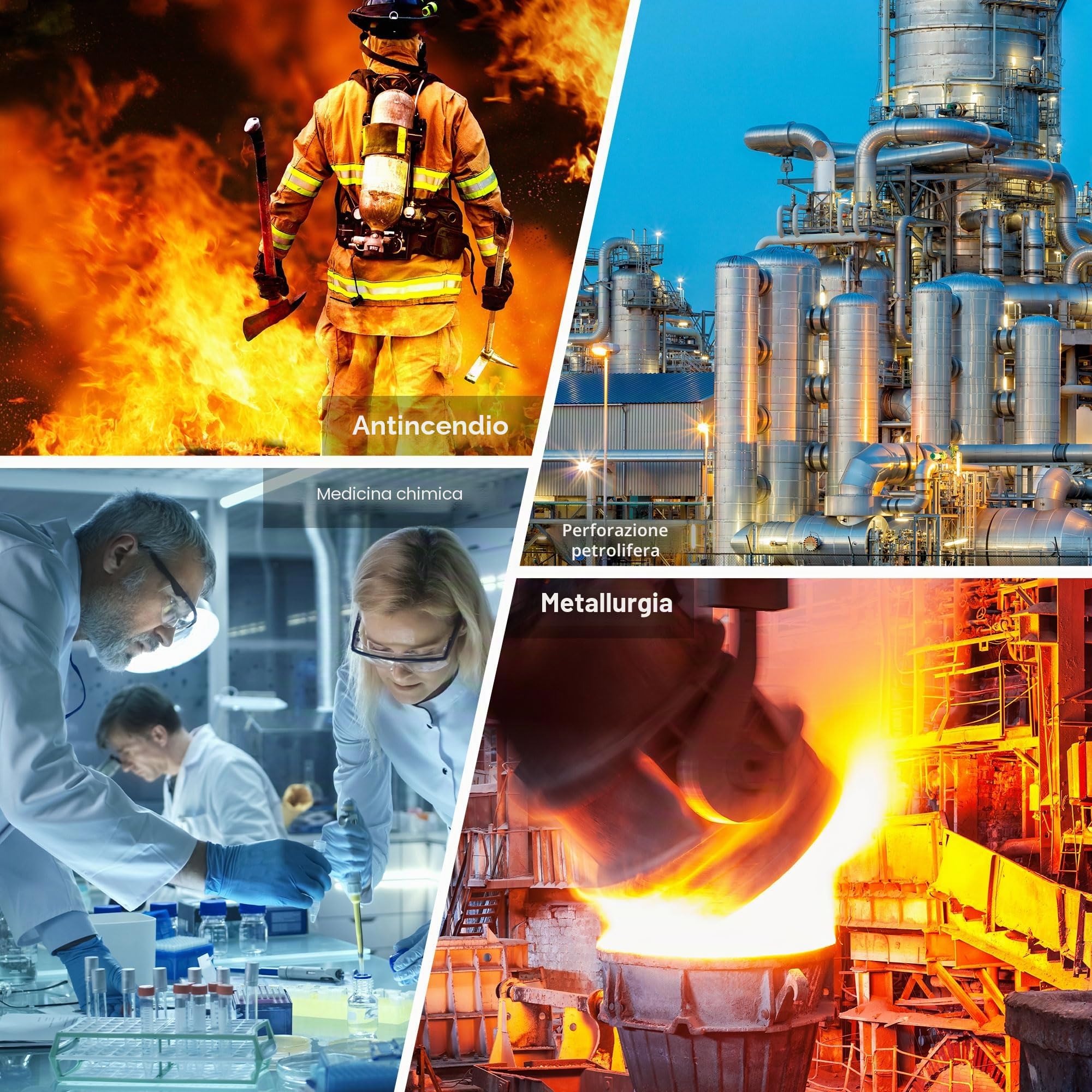 Rilevatore di perdite di gas per H2S CO O2 e LEL, rilevatore di gas portatile multi con allarmi acustici, visivi e a vibrazione, misuratore di gas 4 in 1, display digitale LCD (arancione)