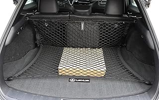 Back Seat + Floor Style Automotive Elastic Trunk Mesh Cargo Net for Lexus UX F Sport Luxury 2019-2024 - Premium Trunk Orga...