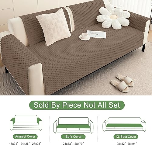 Miniatura 6 de Foxdecor Funda protectora para sofá para perros, fundas de sofá para mascotas, funda antideslizante para sofá para mascotas, fundas de muebles para