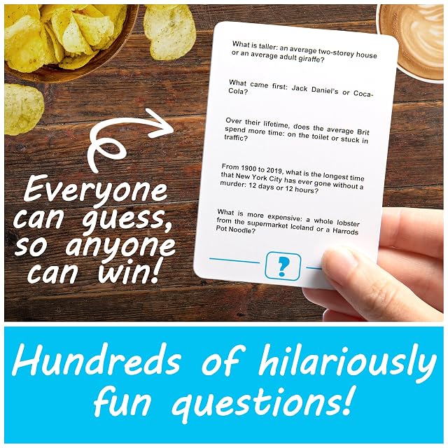 Foto 5 de 8 de Un juego de preguntas ridículas, conjeturas y diversión familiar,Juego de cartas de 2+ jugadores para adultos…