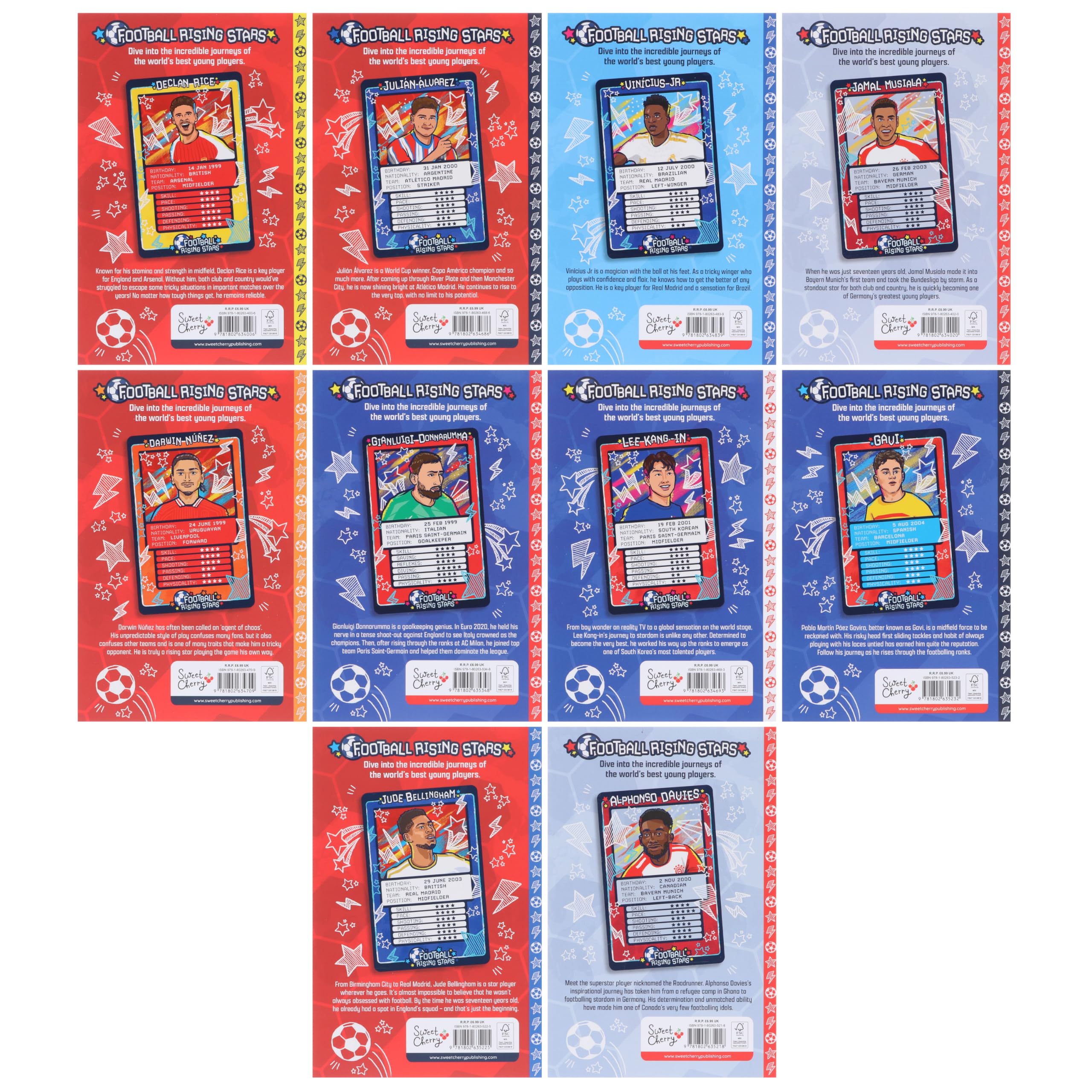 Football Rising Stars Volume 2: 10 Book Collection