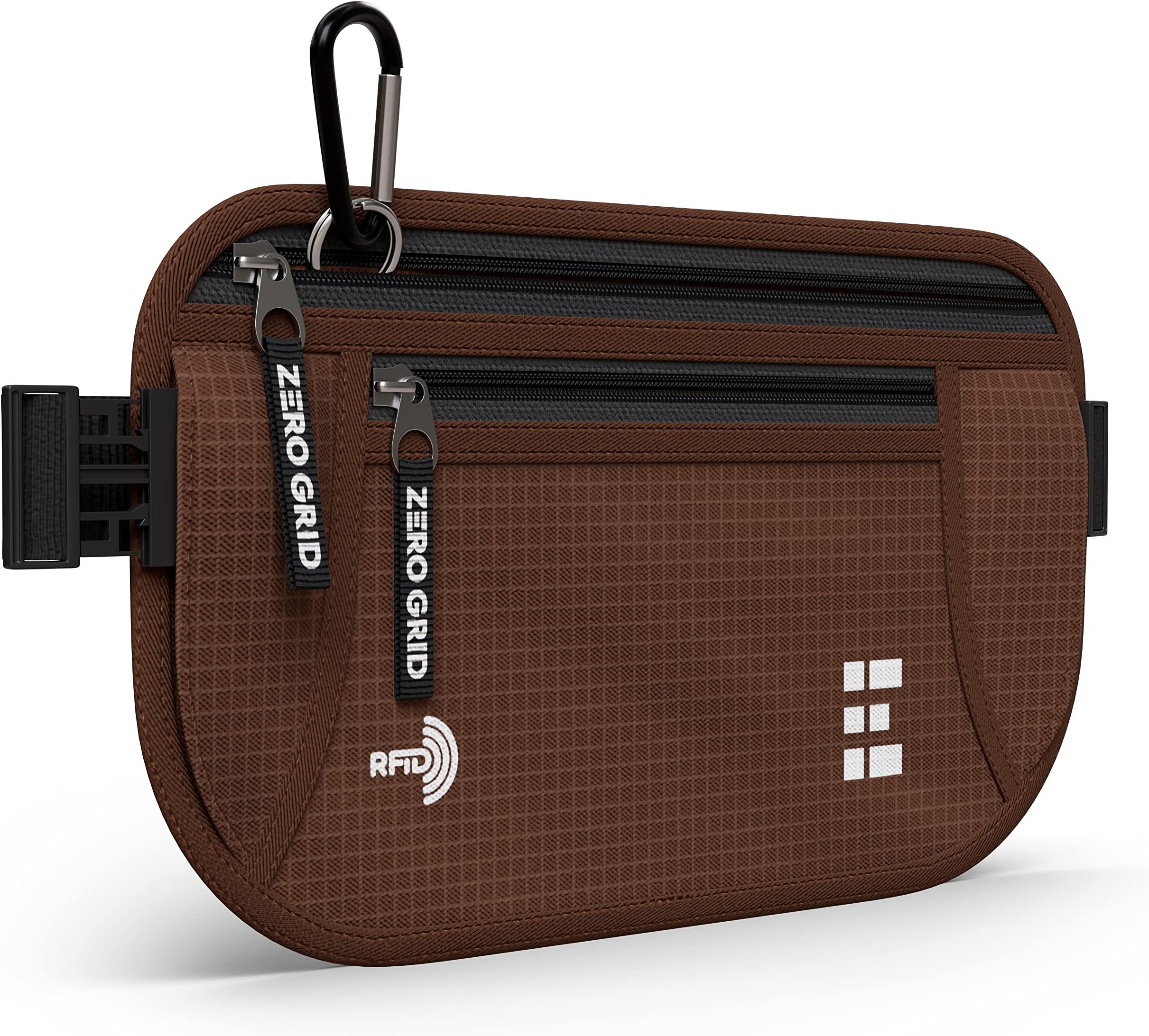 RFID Shielded Money Belt - Travel Passport Pouch