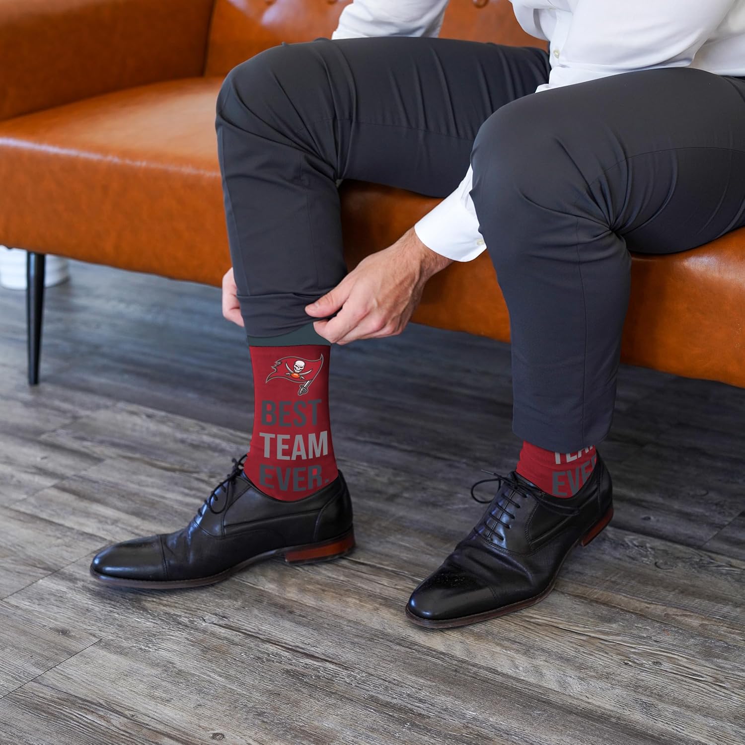 For Bare Feet NFL Unisex Best Team Ever Crew Sock Nfl