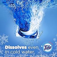 Vista 5 de Tide 4-n-1 Ultra Oxi PODS - Paquete de detergente para ropa, 32 unidades, compatible con HE, pretratador integrado para manchas