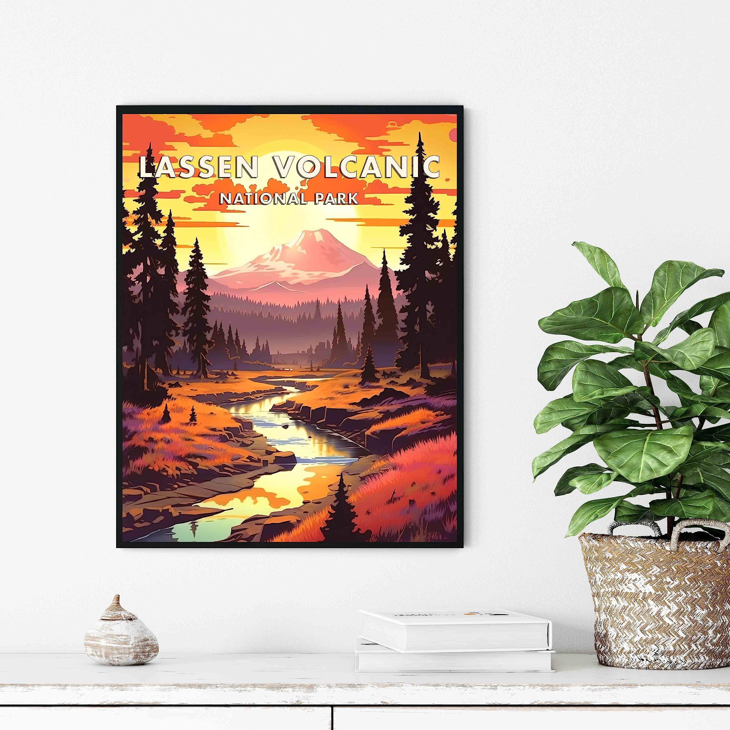 【専用出品】額付きポスター 50×50cmポスター 3枚セット(新品) Amazon.co.jp: ラッセン火山国立公園 ポスター アートプリント レトロ